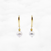 The Nine Gold Pearl Earrings